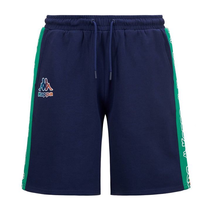 Short Logo Fulto Bleu Homme
