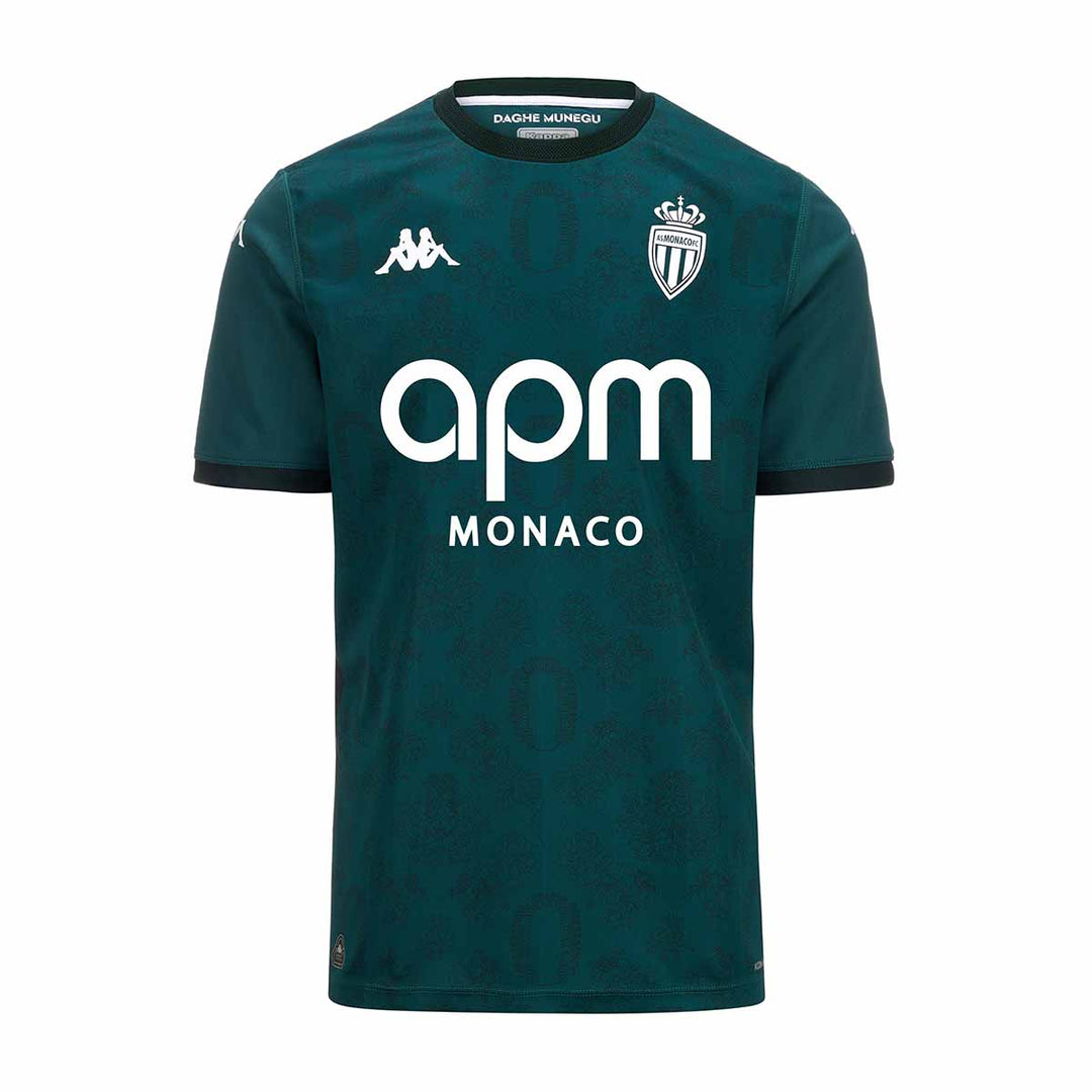 Maillot Kombat Away AS Monaco 24/25 Vert Enfant