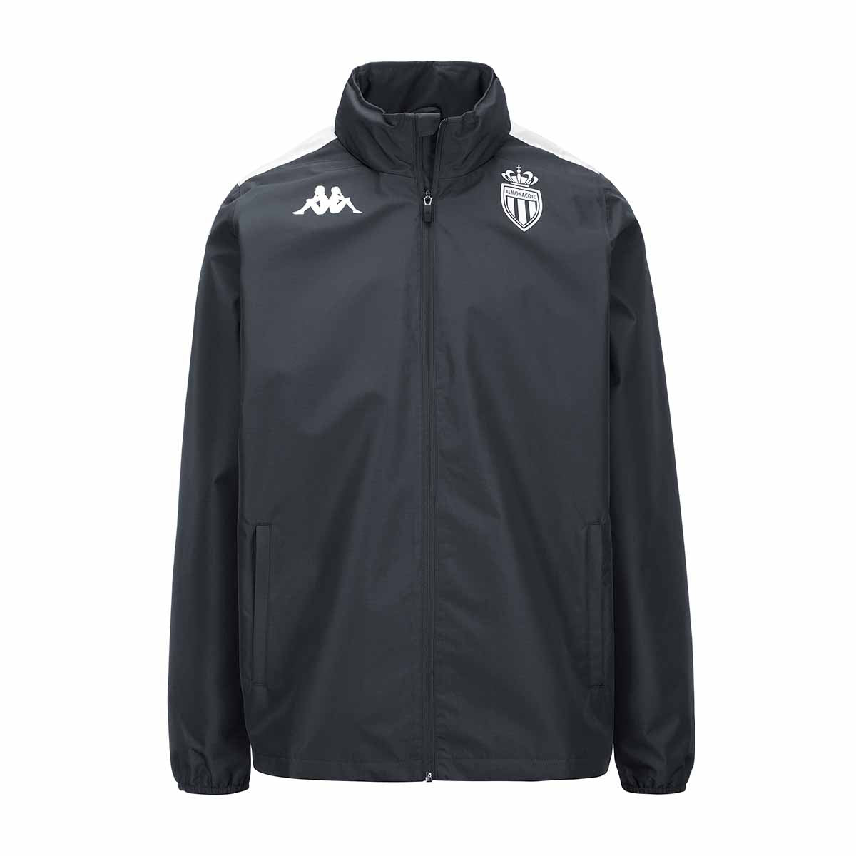 Veste Adverzip Pro 8 AS Monaco 24/25 Gris Homme | Kappa France