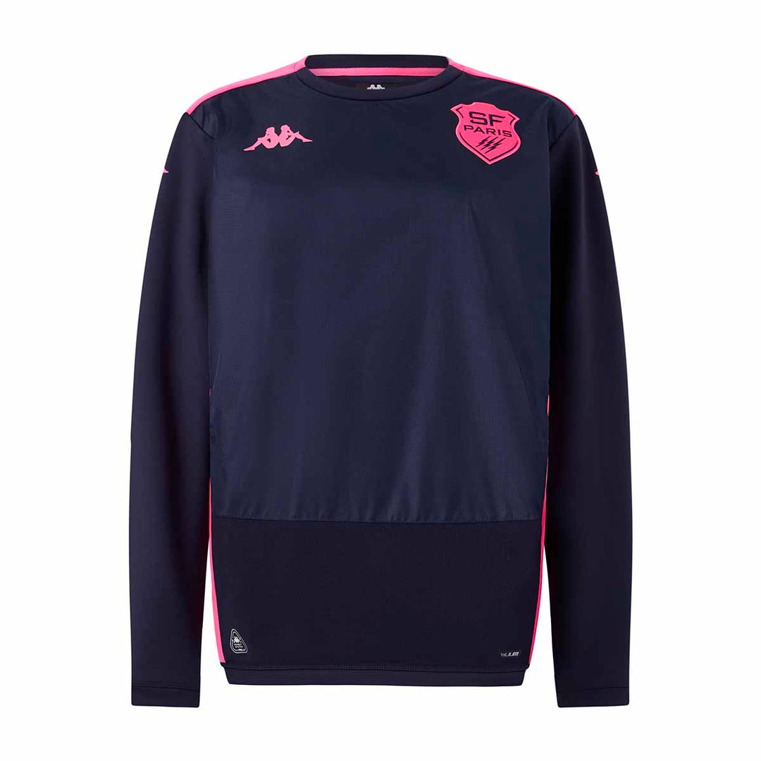 Sweatshirt Apron Pro 8 Stade Francais Paris 25/26 Bleu Enfant 00