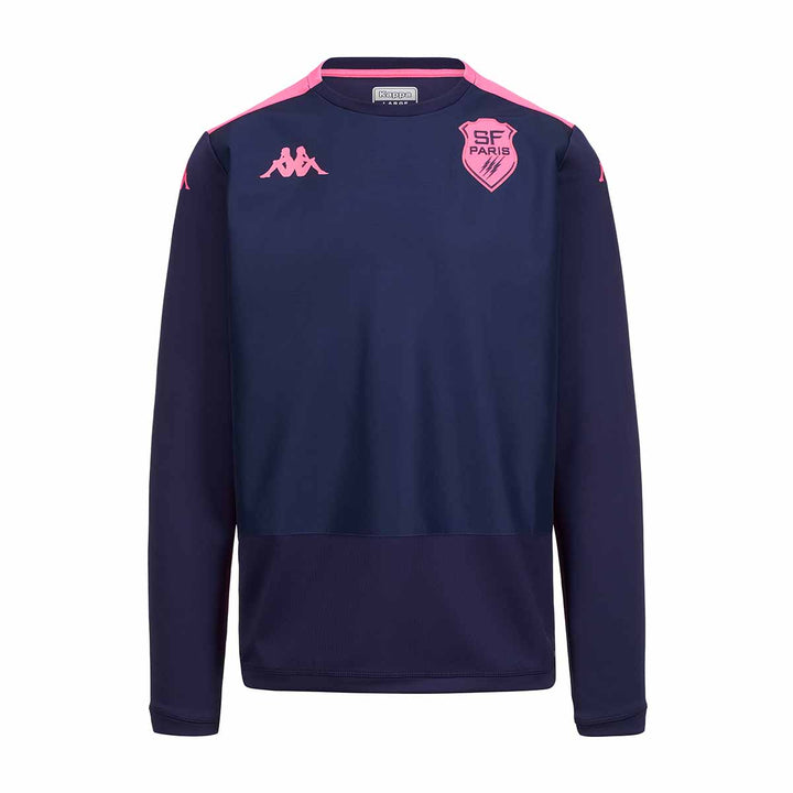 Sweatshirt Apron Pro 8 Stade Francais Paris 24/25 Bleu Homme