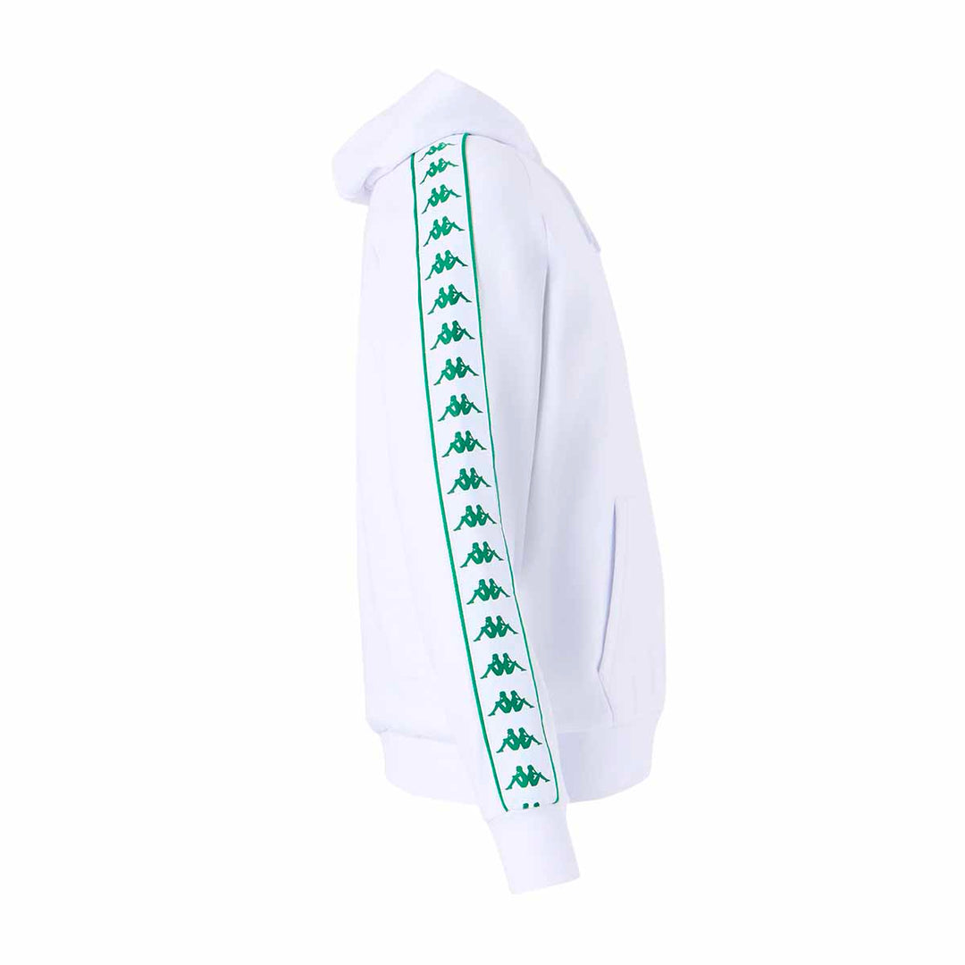 Hoodie 222 Banda Madison Blanc Homme main