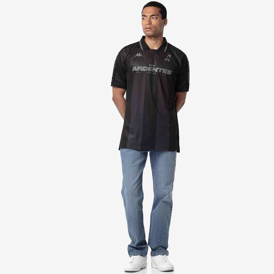 Maillot Lerua Les Ardentes x Kappa Noir Homme