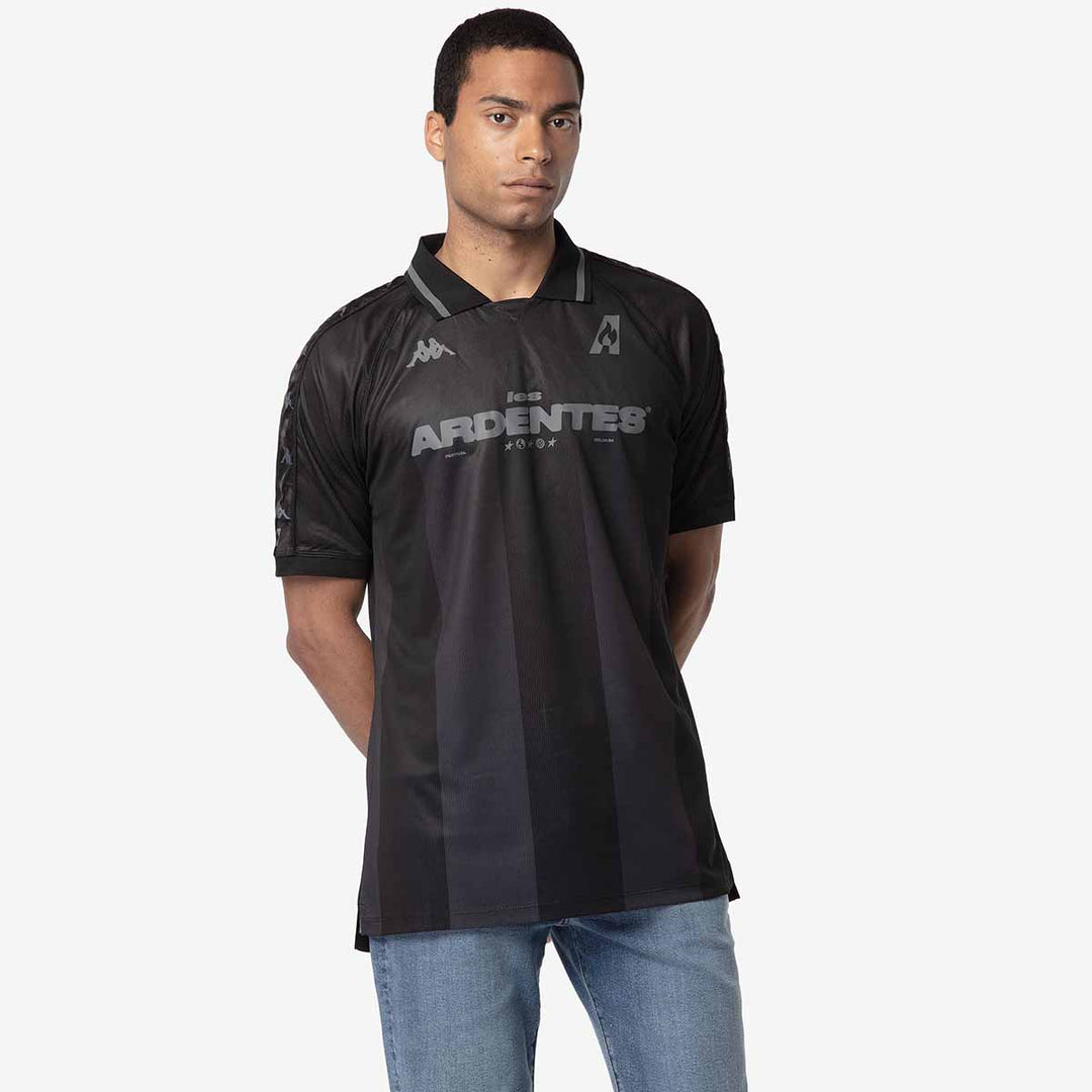 Maillot Lerua Les Ardentes x Kappa Noir Homme