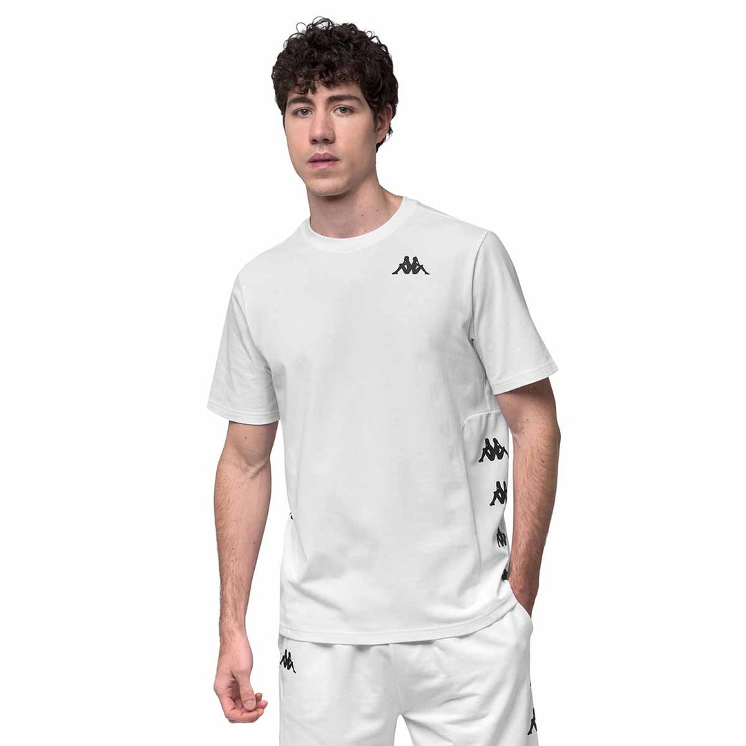 T-Shirt Irateko Blanc Homme main