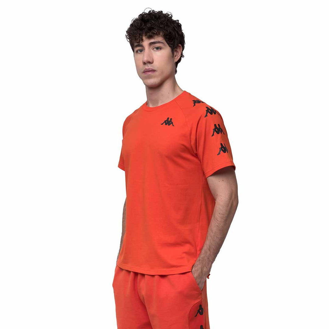 T-Shirt Gonni Orange Homme main