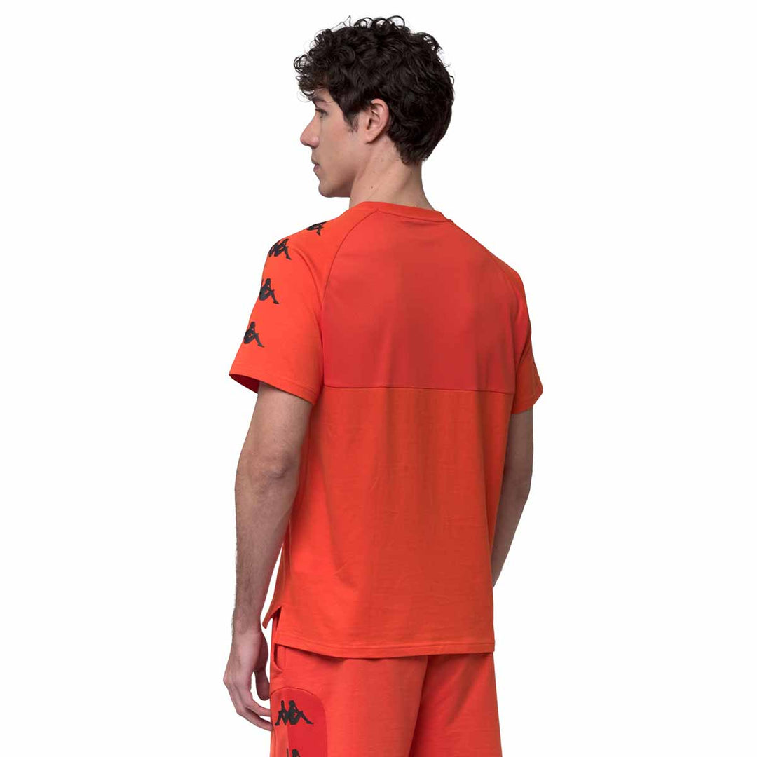 T-Shirt Gonni Orange Homme main