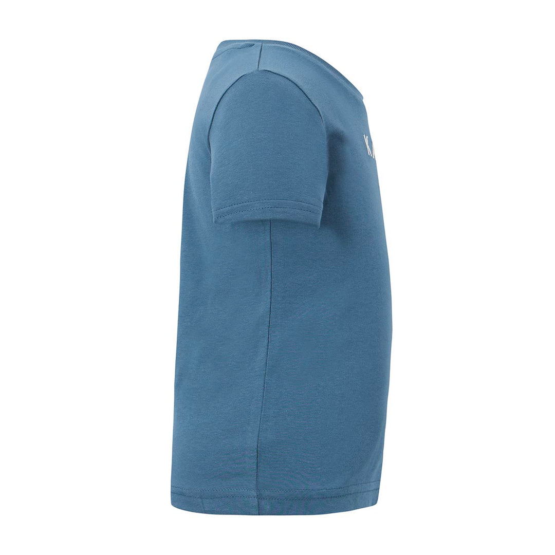T-Shirt Sammo Bleu Enfant main
