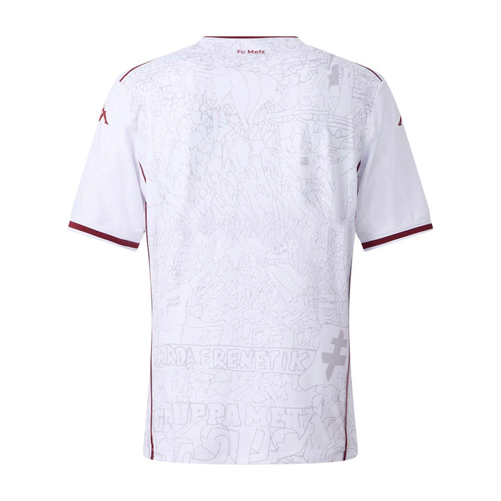 Maillot Kombat Pro Away FC Metz 25/26 Blanc Homme