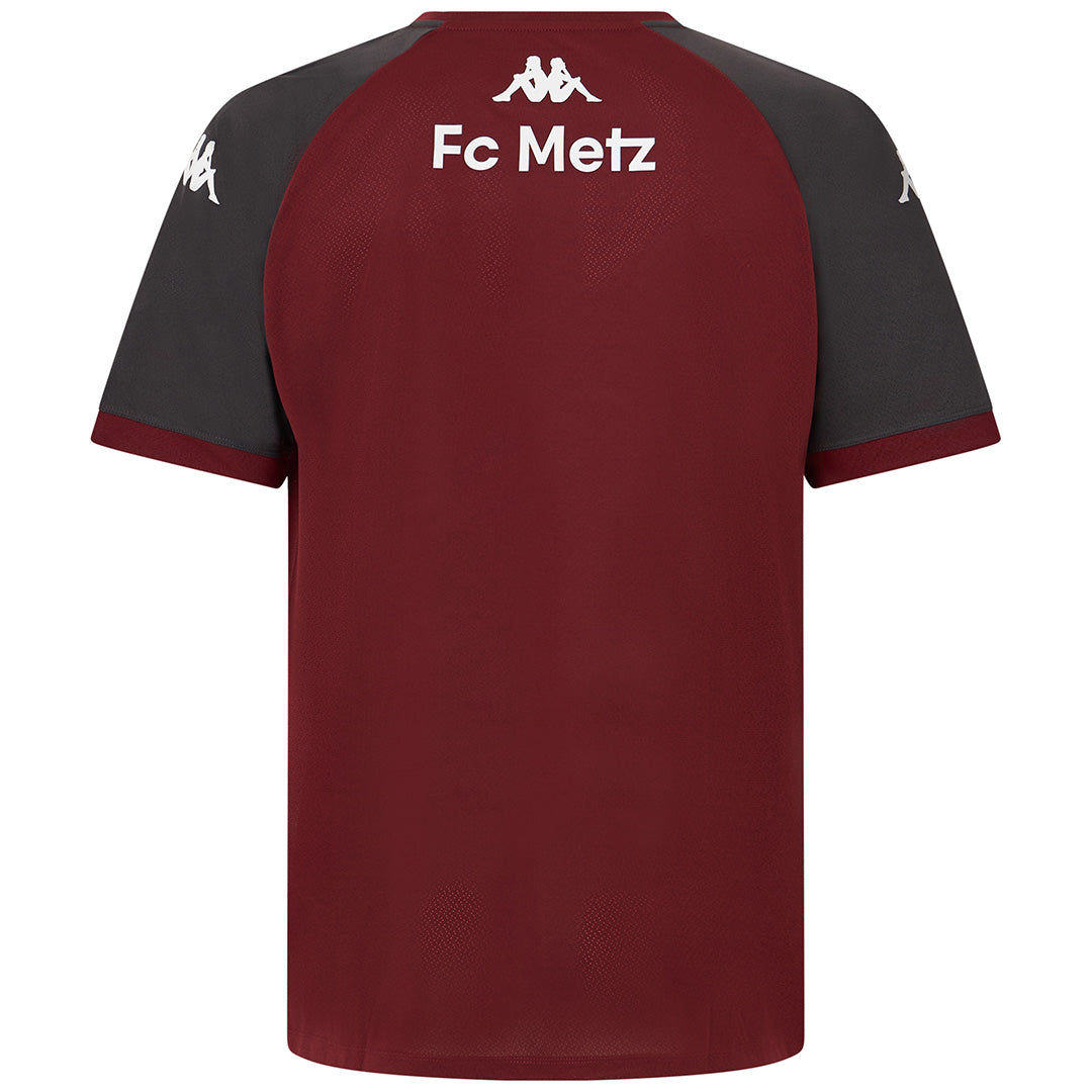 Maillot Mokiba Pro FC Metz 25/26 Grenat Enfant main