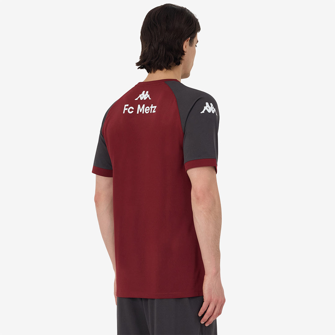 Maillot Mokiba Pro FC Metz 25/26 Grenat Homme main
