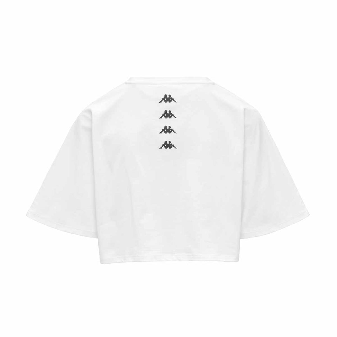 T-Shirt Icropa Blanc Femme main