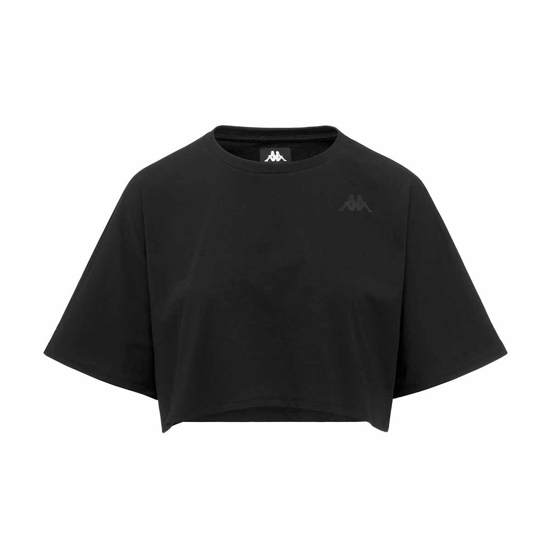 T-Shirt Icropa Noir Femme 00