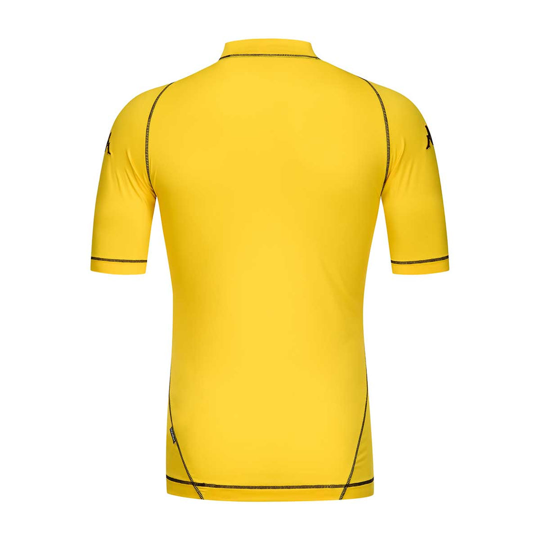 Maillot Kombat XXV Aris FC 25/26 Jaune Homme main