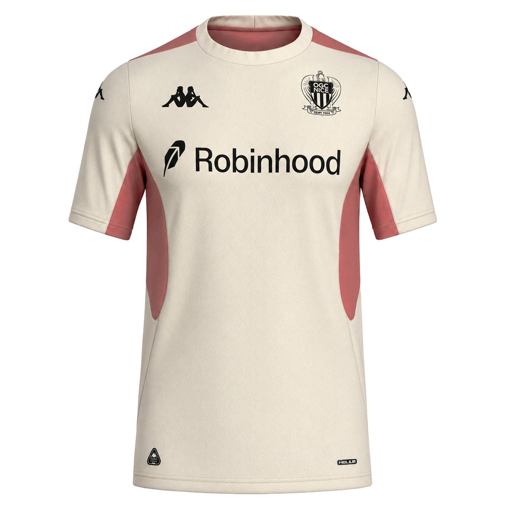 Maillot Mokiba Pro 2 OGC Nice 26/27 Beige Homme 02