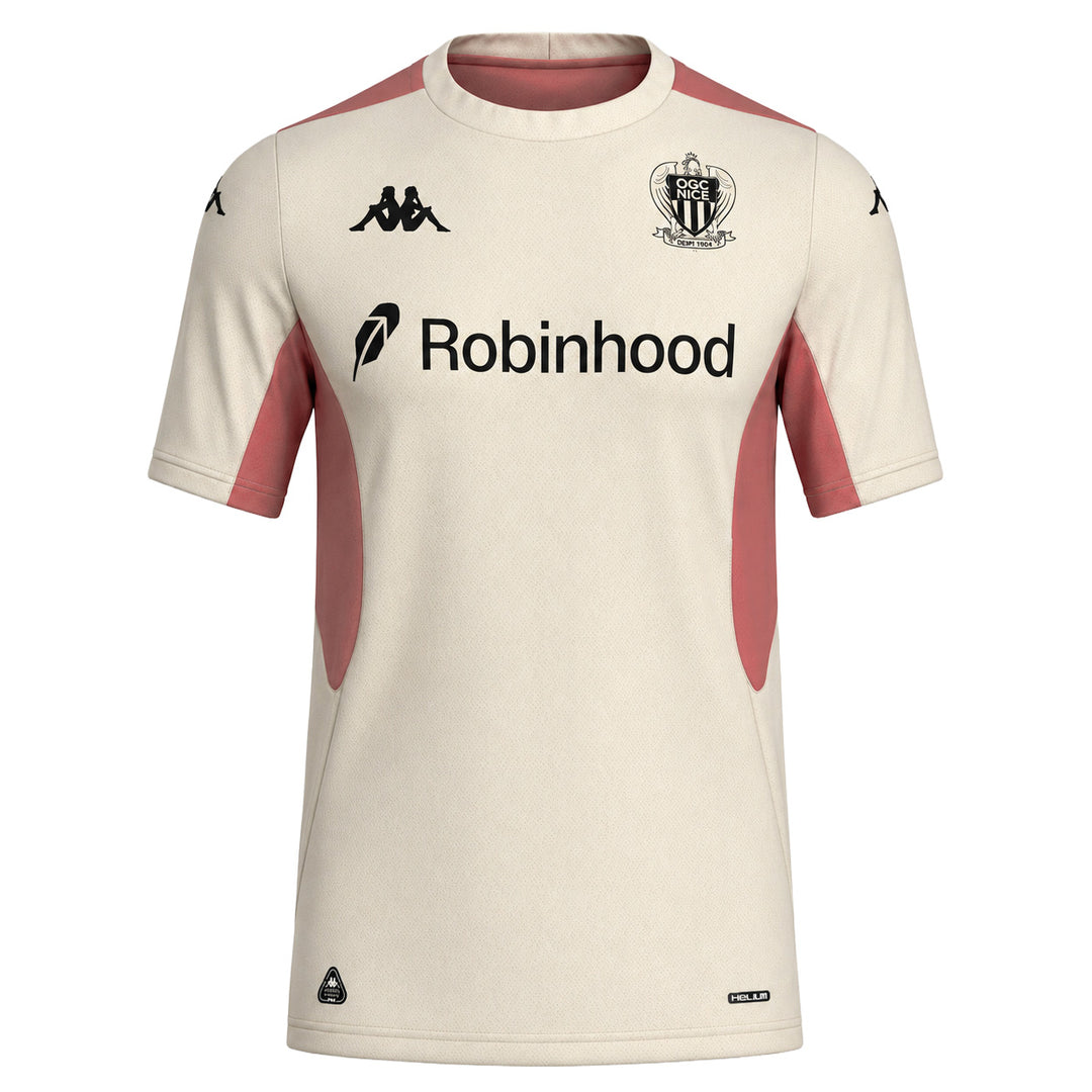 Maillot Mokiba Pro 2 OGC Nice 26/27 Beige Enfant 00