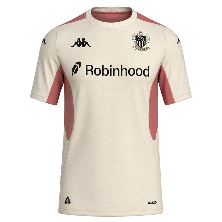 Maillot Mokiba Pro 2 OGC Nice 26/27 Beige Enfant 1