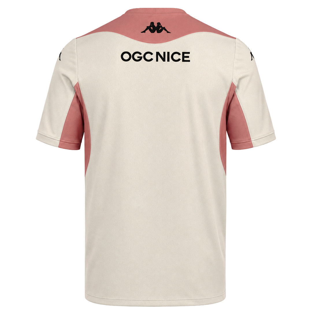 Maillot Mokiba Pro 2 OGC Nice 26/27 Beige Enfant main