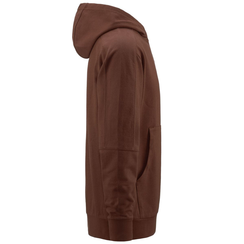 Kappa Hoodie Giano Authentic Marron