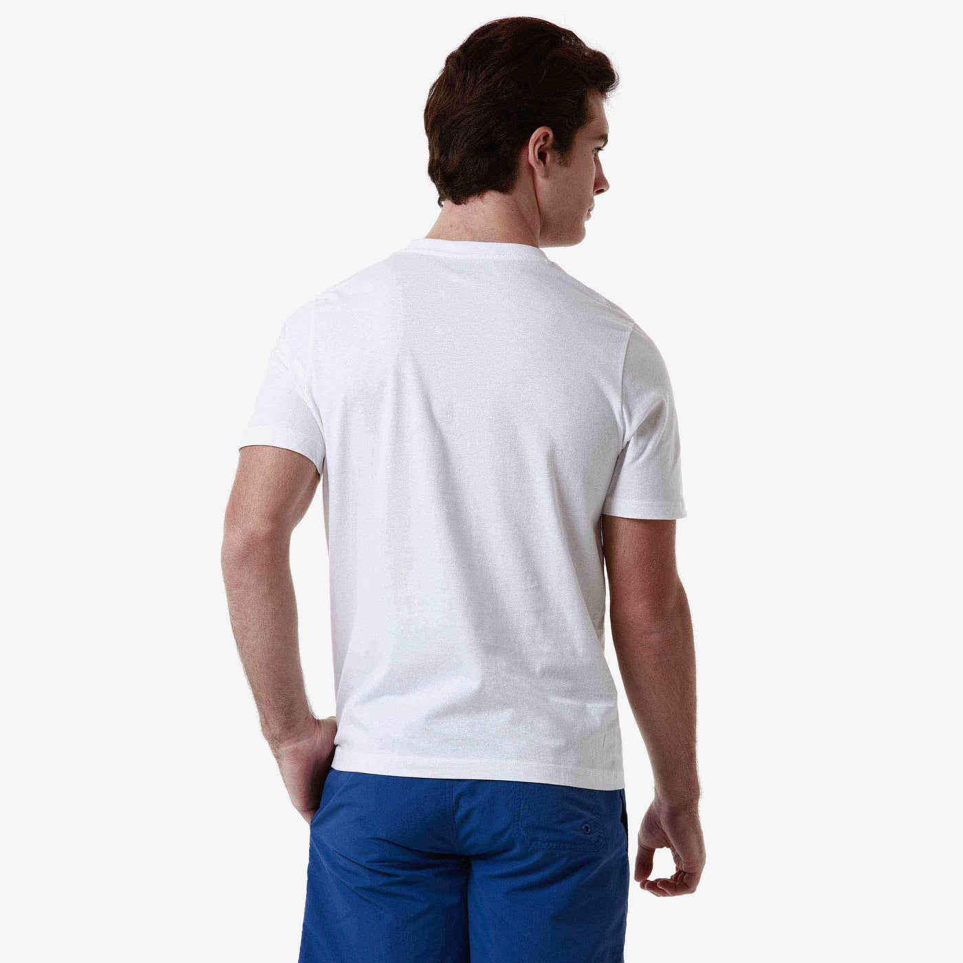 T-shirt Logo Fario Blanc Homme