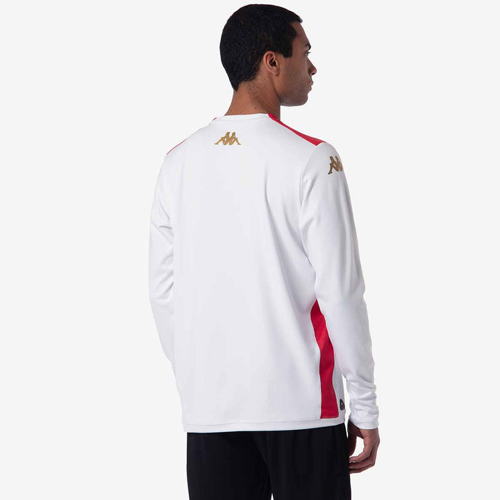 Sweatshirt Aldren Pro 8 AS Monaco 24/25 Blanc Homme