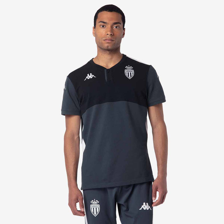 Polo Angat 8 AS Monaco 24/25 Gris Homme