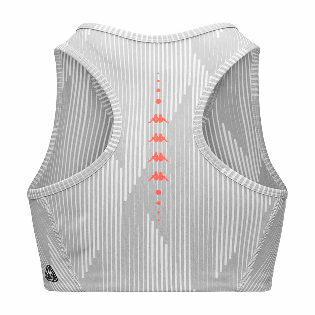 Brassière Kombat Gacin Gris Femme main
