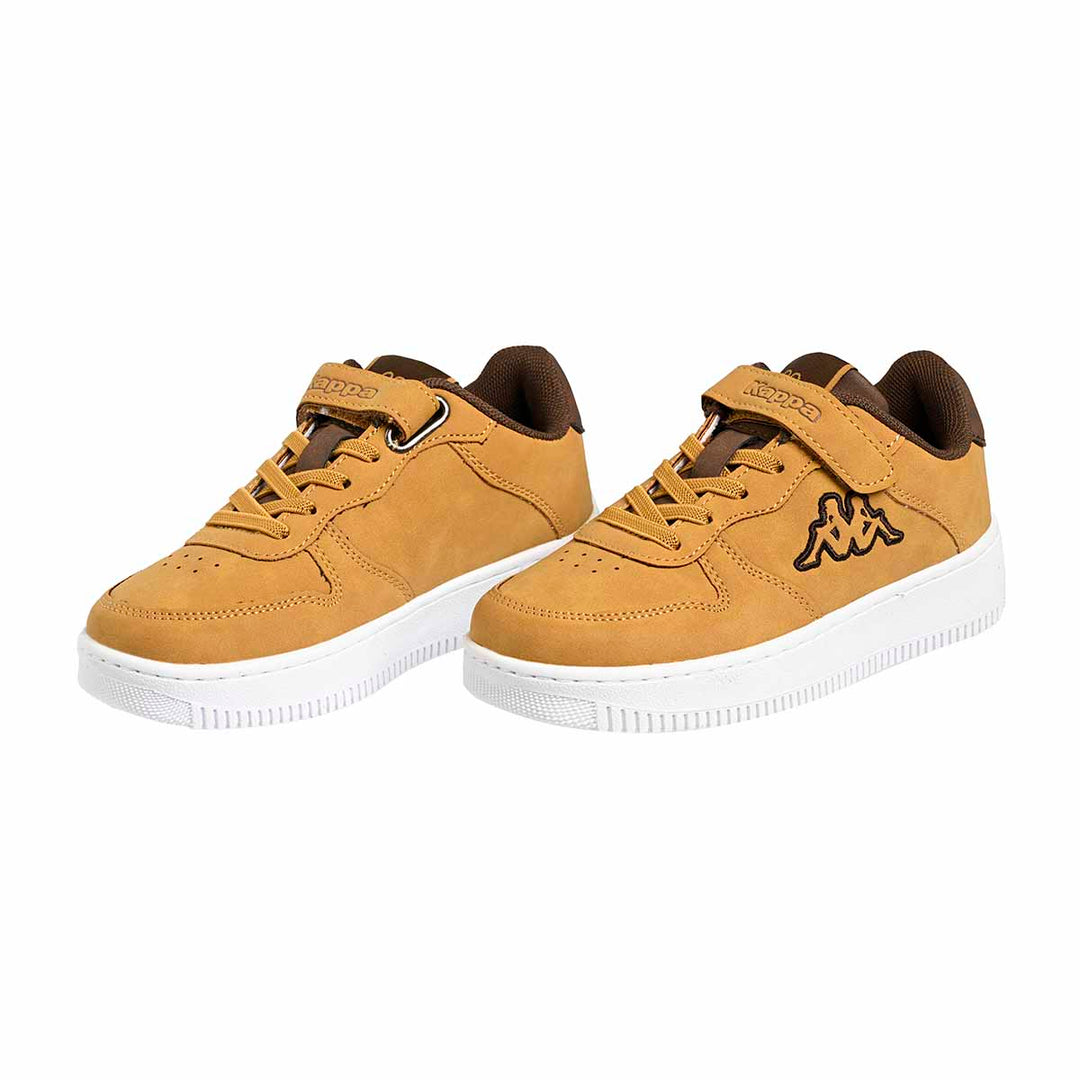 Baskets Logo Maserta 4 Ev Camel Enfant