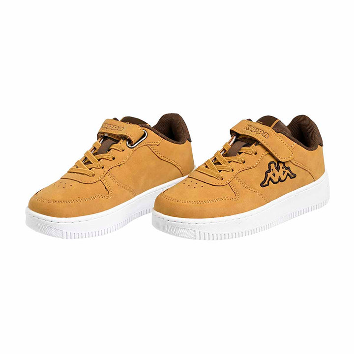 Baskets Logo Maserta 4 Ev Camel Enfant