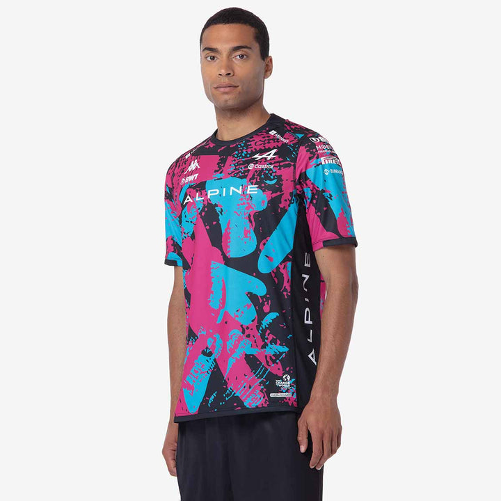 Maillot Kombat Silverstone BWT Alpine F1 Team 2024 Noir Homme