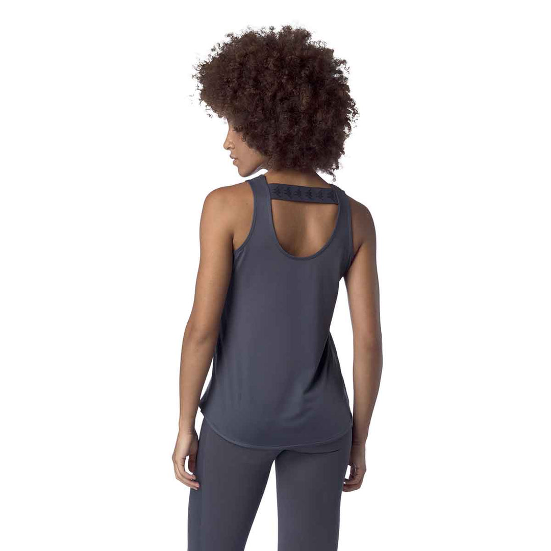 T-Shirt Gattam Gris Femme main