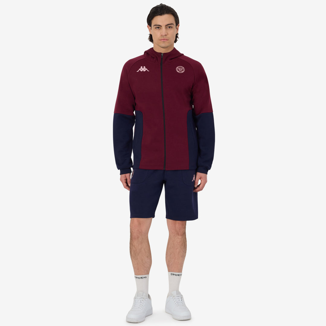 Short Mofio UBB 25/26 Bleu Homme main