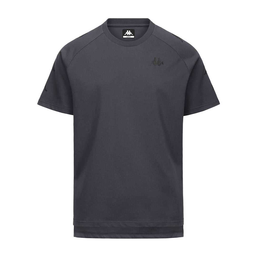 T-Shirt Gonni Gris Homme main