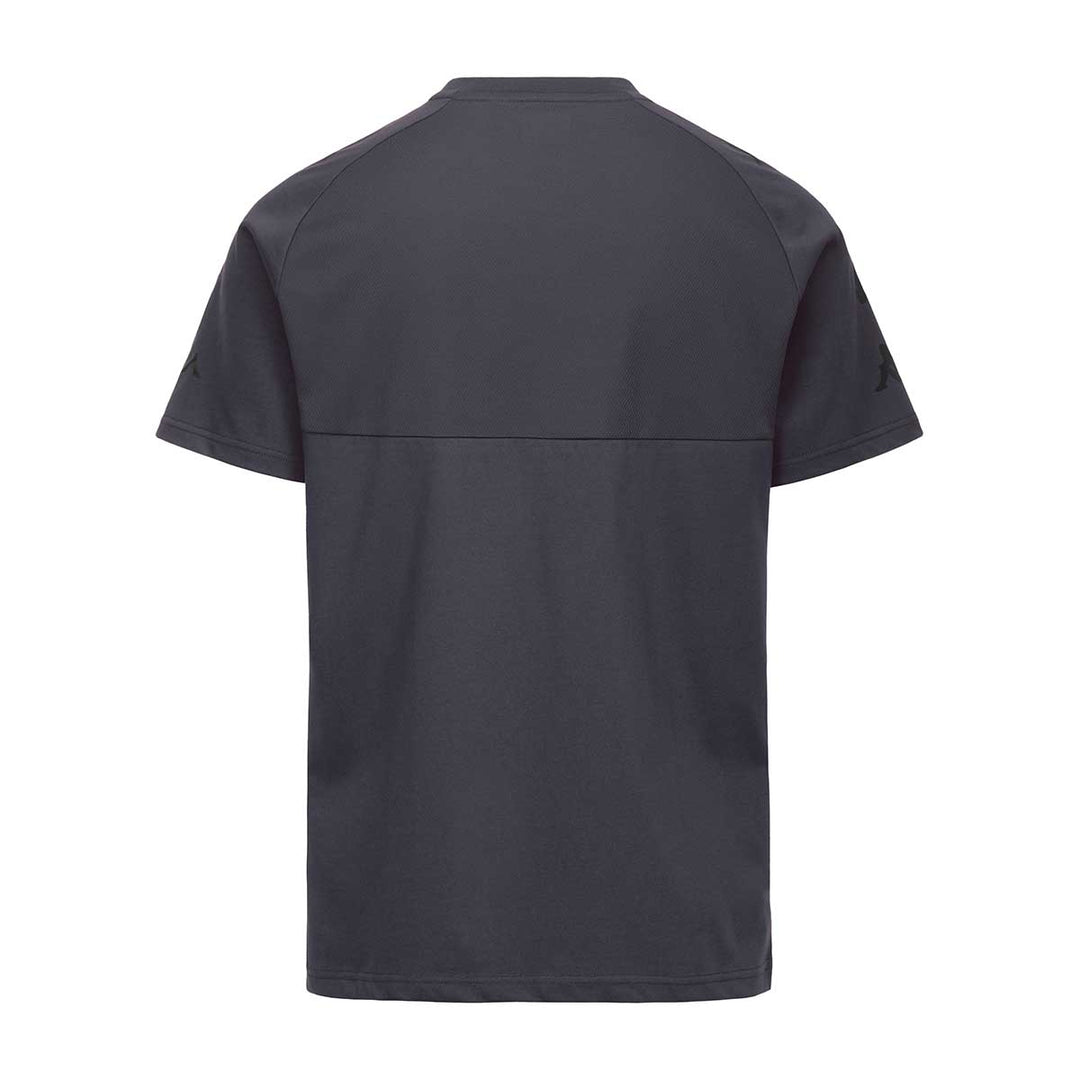 T-Shirt Gonni Gris Homme main