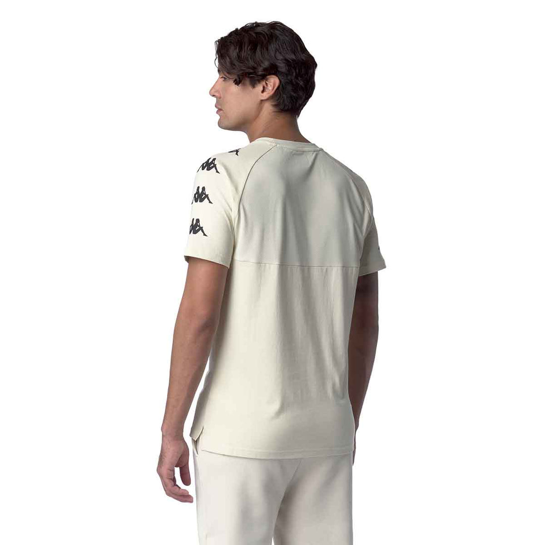 T-Shirt Gonni Blanc Homme main