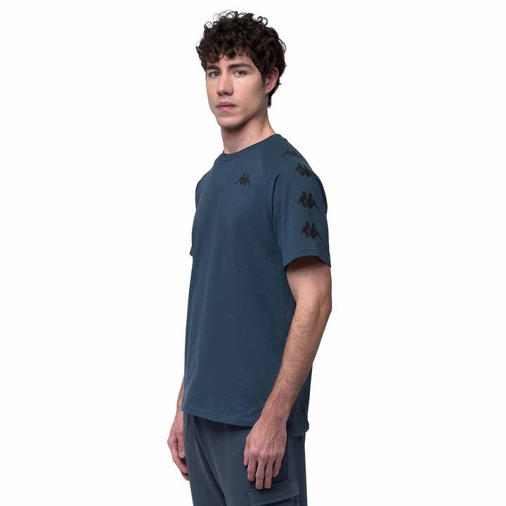 T-Shirt Gonni Bleu Homme 5