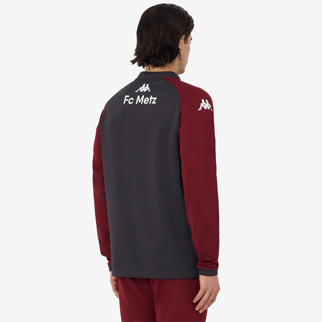 Sweatshirt Muzira Pro FC Metz 25/26 Gris Homme main