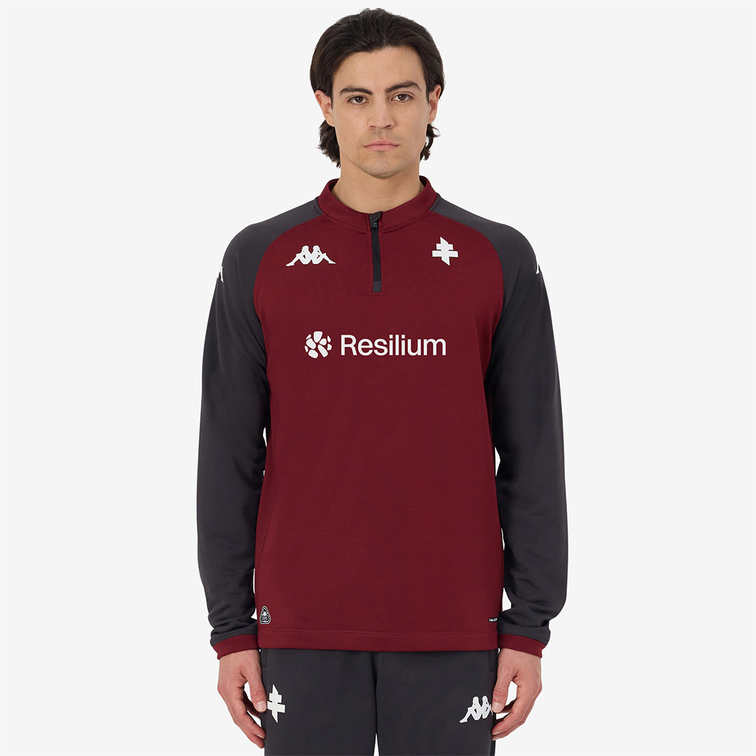 Sweatshirt Muzira Pro FC Metz 25/26 Grenat Homme main