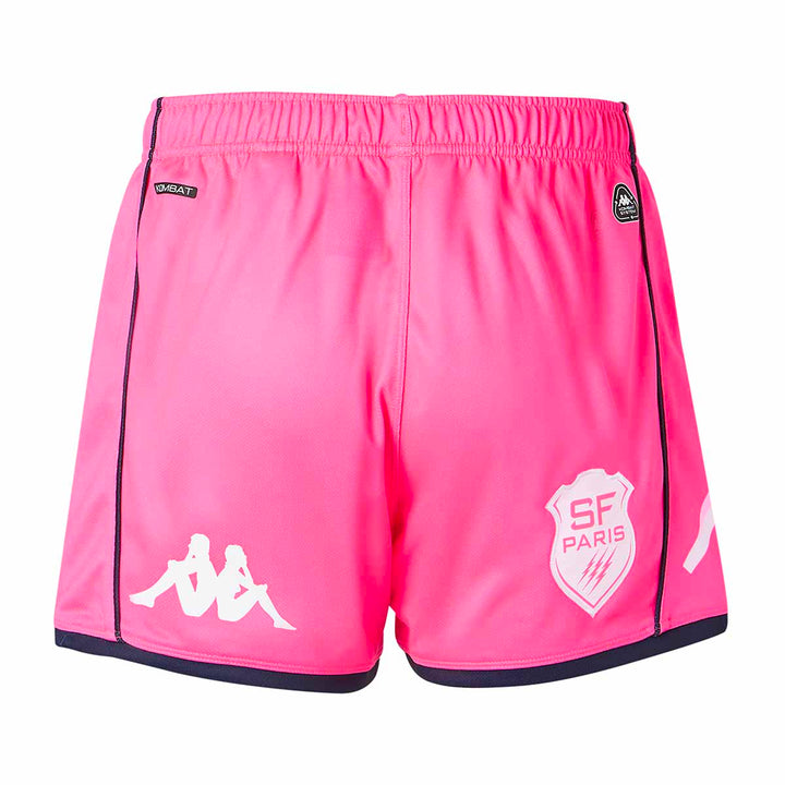 Short Kombat Home Ryder Stade Francais Paris 25/26 Rose Enfant 3