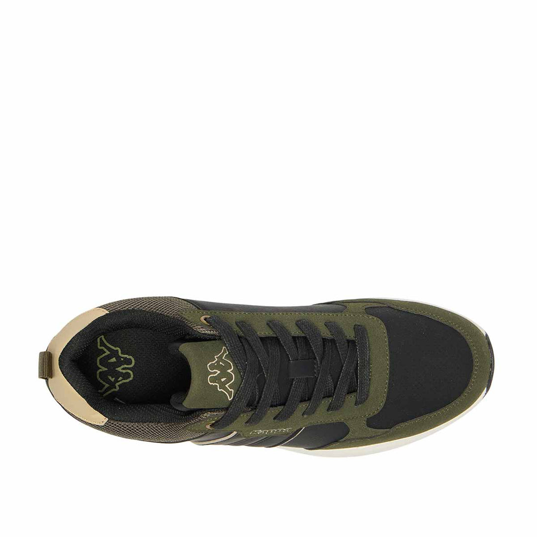 Baskets Brunn Vert Homme main