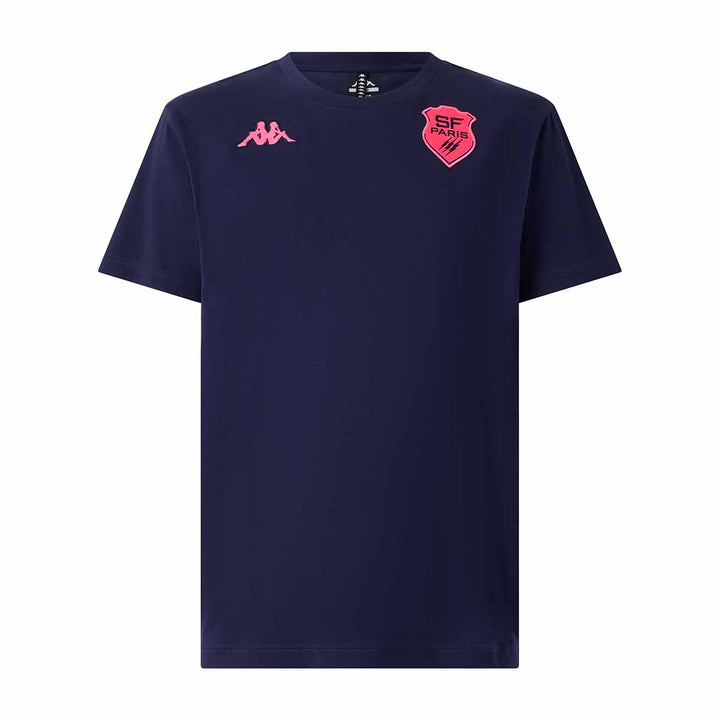 T-Shirt LA84 Banda Stade Francais Paris 25/26 Bleu Homme