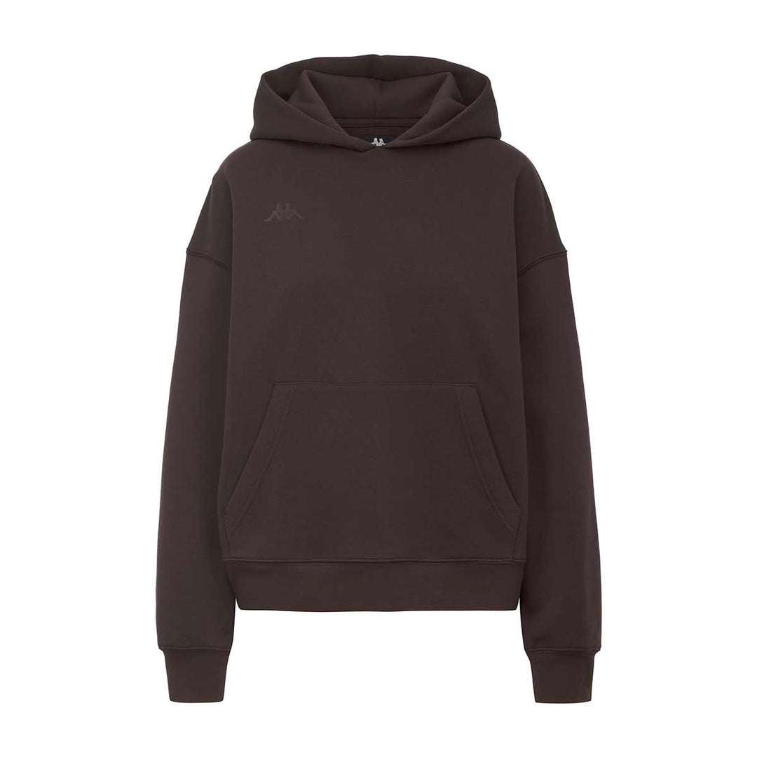Hoodie Inova Marron Femme main