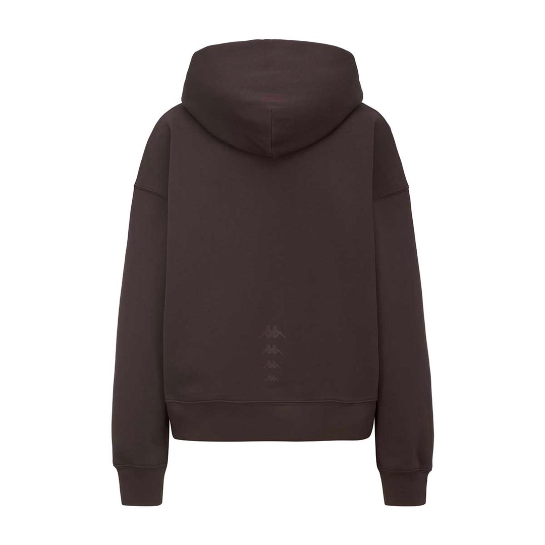 Hoodie Inova Marron Femme main