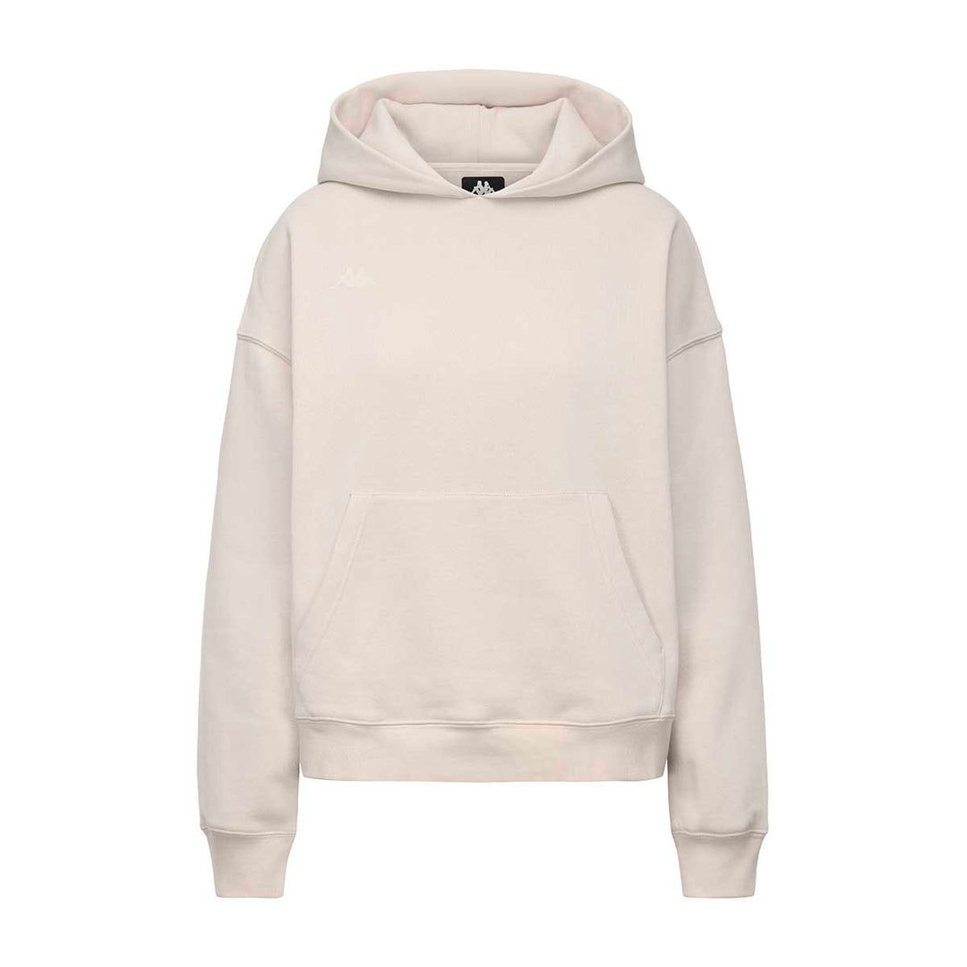 Hoodie Inova Beige Femme main