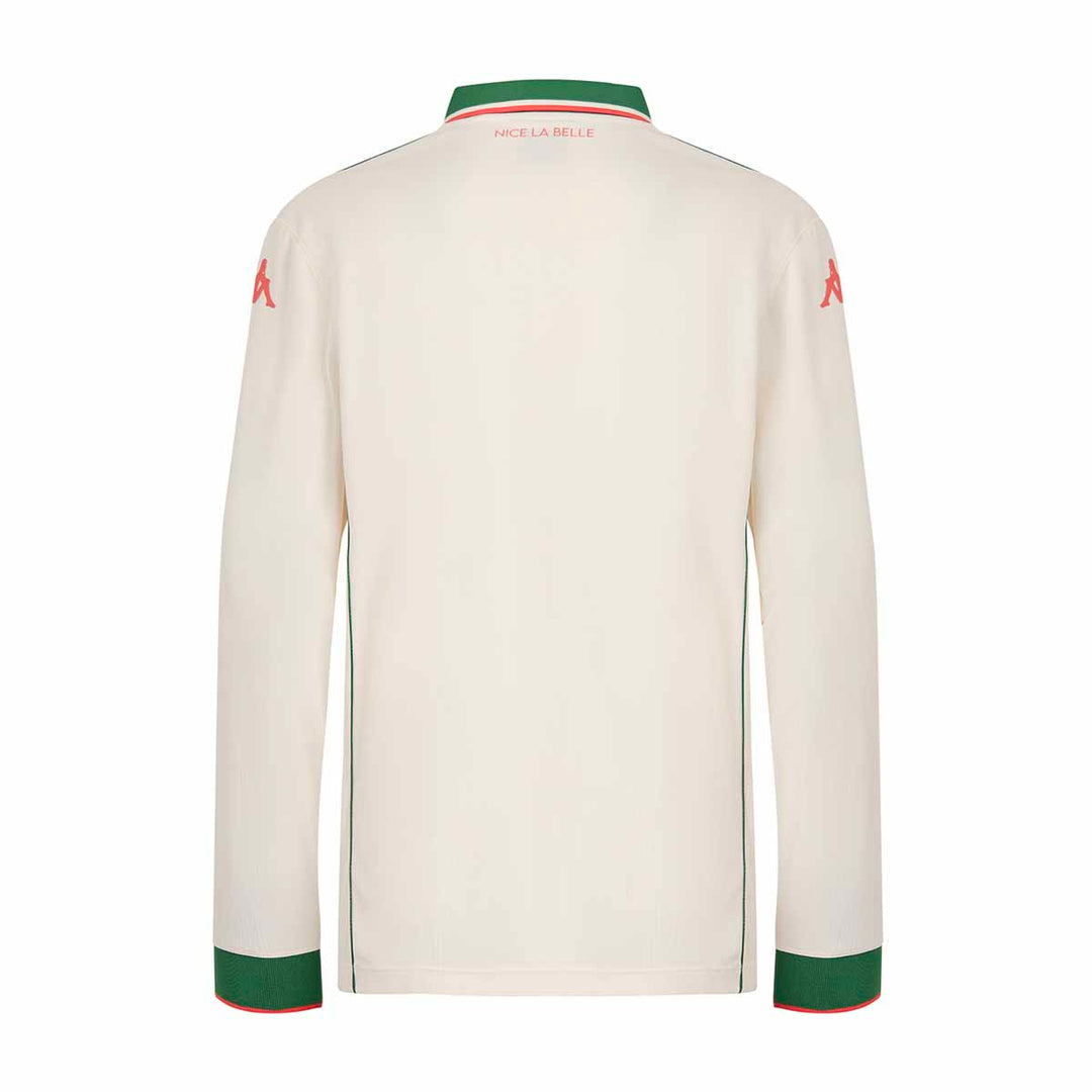 Maillot ML Kombat Away OGC Nice 25/26 Blanc Homme