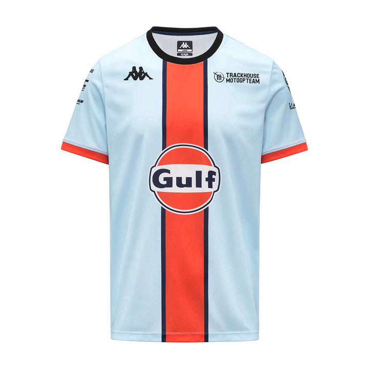 T-Shirt Amiroms Gulf Trackhouse 2025 Bleu Homme 1
