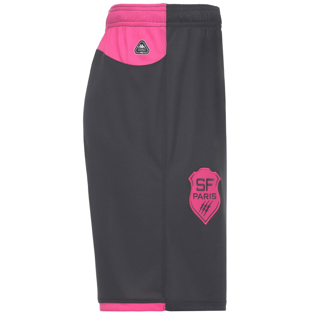 Short Mixio Pro 2 Stade Français Paris 26/27 Gris Homme main
