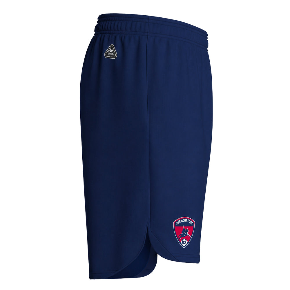 Short Kombat Ryder Home Clermont Foot 63 26/27 Bleu Enfant 02