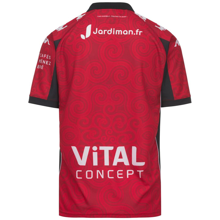 Maillot Meerolo Home EA Guingamp 26/27 Rouge Enfant 3