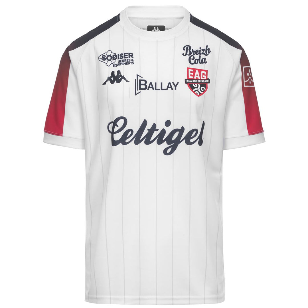 Maillot Meerolo Away EA Guingamp 26/27 Blanc Homme main